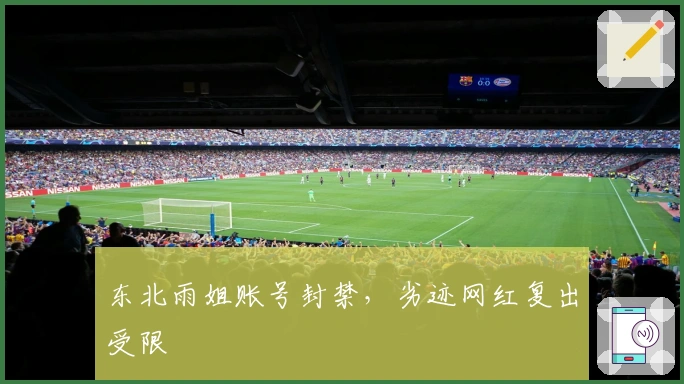 东北雨姐账号封禁，劣迹网红复出受限